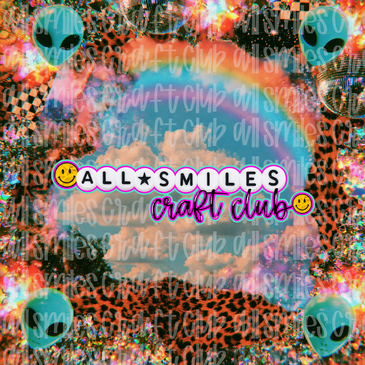 Alien Skies Graphic Background