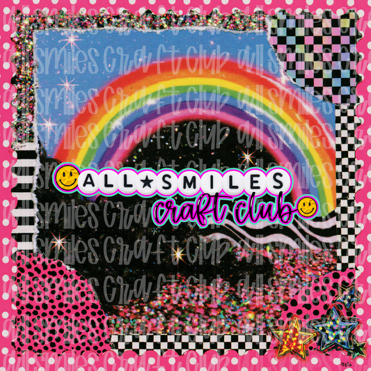 Polka Dot Scrapbook Graphic Background