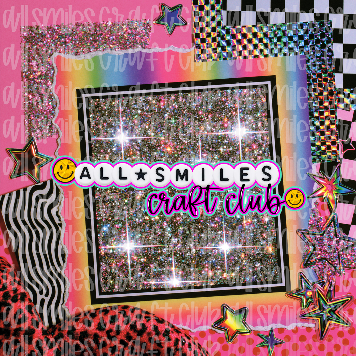 Glitzy Scrapbook Graphic Background