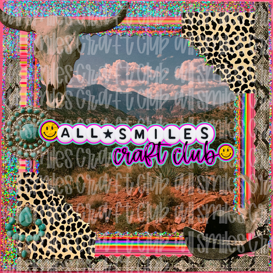 Western Babe Graphic Background