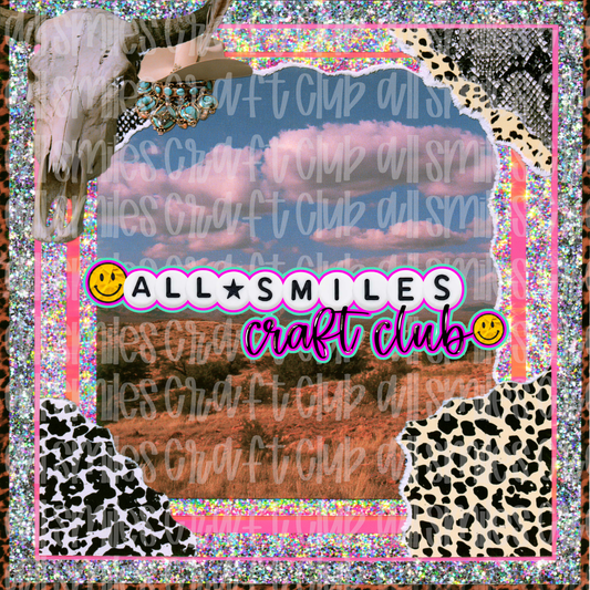 Western Sparkle Scrapbook Graphic Background