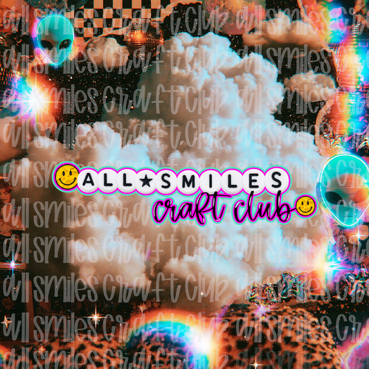 Alien Clouds Graphic Background