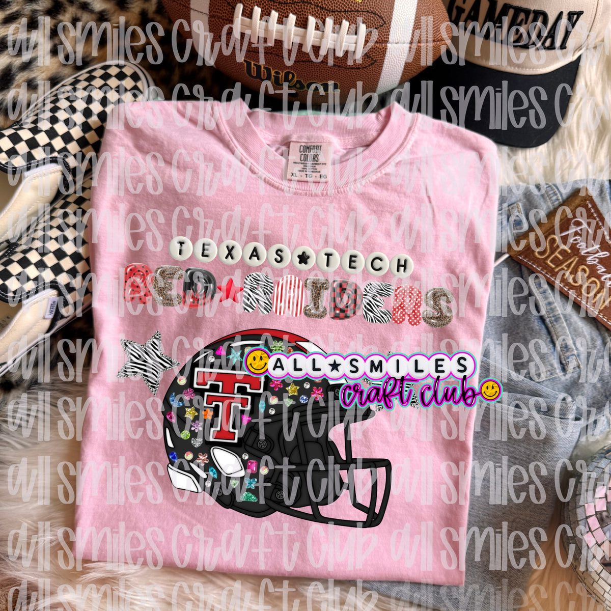 Red Raider Helmet Shirt