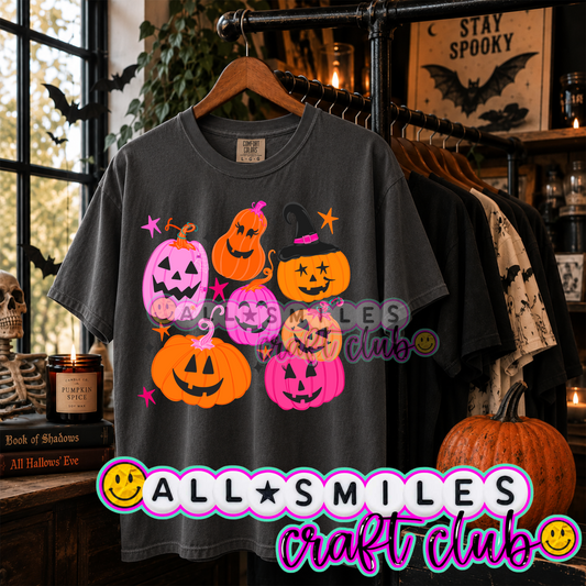 Colorful Pumpkins Tee