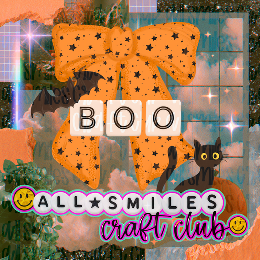 BOO bow PNG
