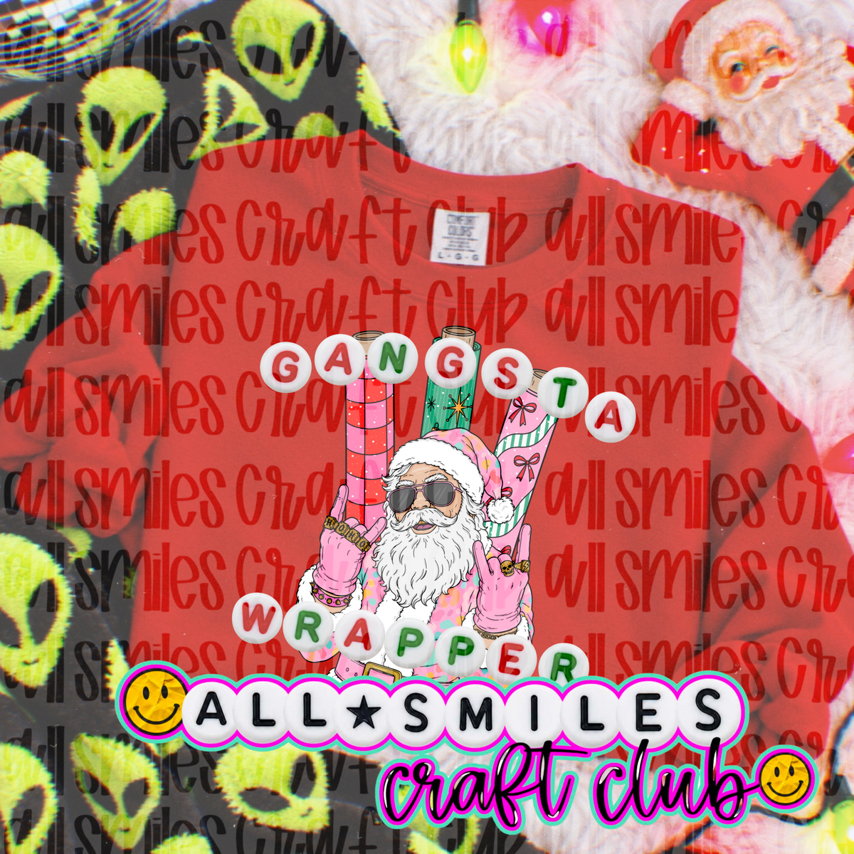 Gangsta Wrapper Christmas PNG