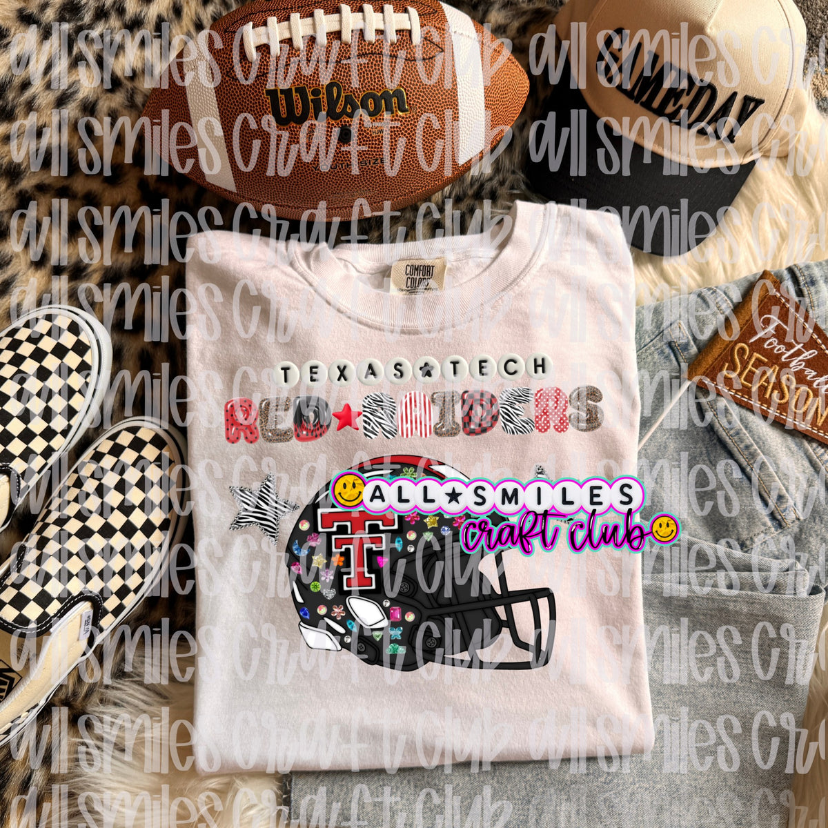 Red Raider Helmet Shirt
