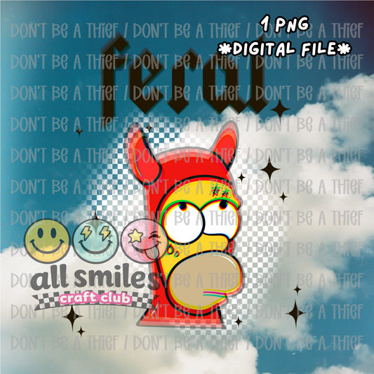 Feral Homie PNG