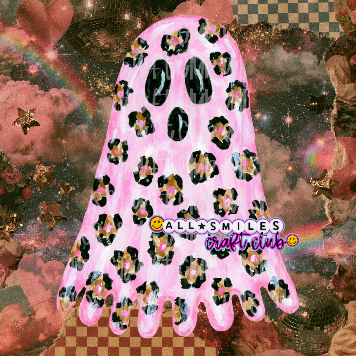Spooky Leopard Ghost Clippy