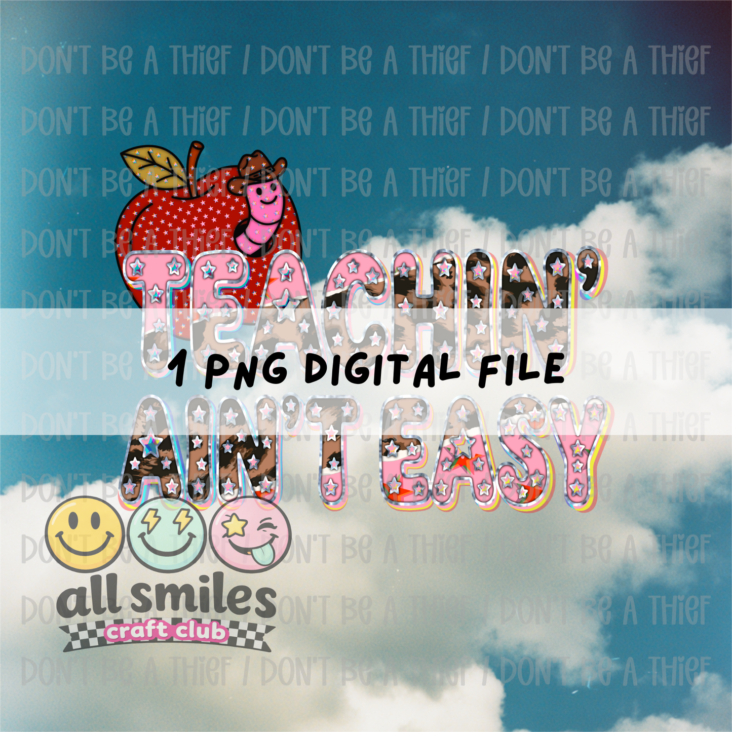 Teachin' Ain't Easy PNG